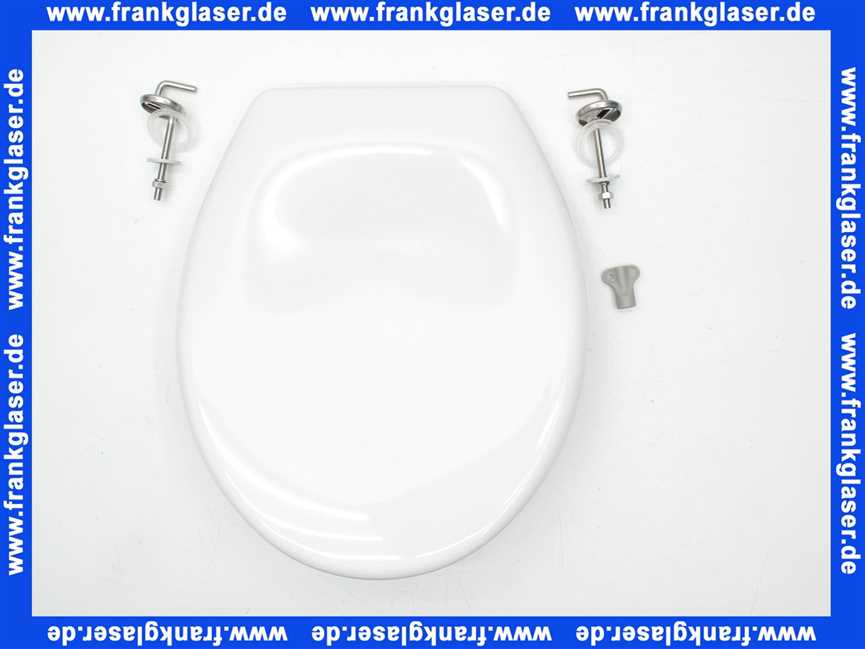 Schwab WC-Sitz Leo, weiß, Duroplast 2,76 kg, exz. Edelstahlscharniere 1409261401