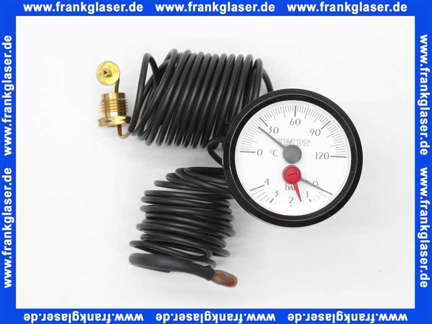 7098311 Sieger Thermomanometer RD52 weiß V2 für GB102, GB112