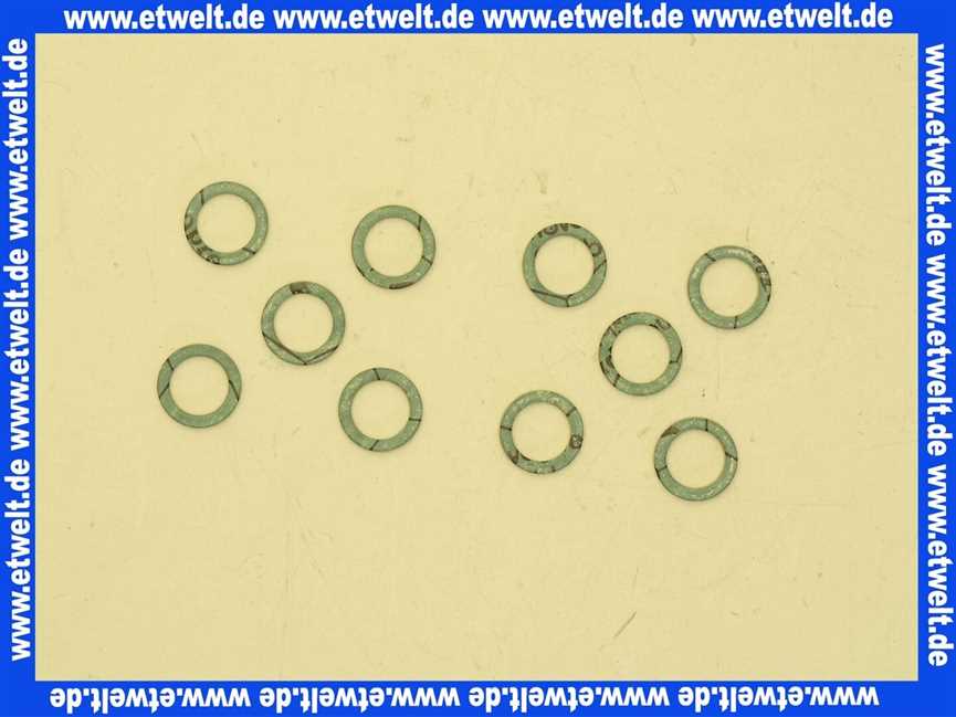 7100743 Sieger Flachdichtung D14xD10 10ST Set