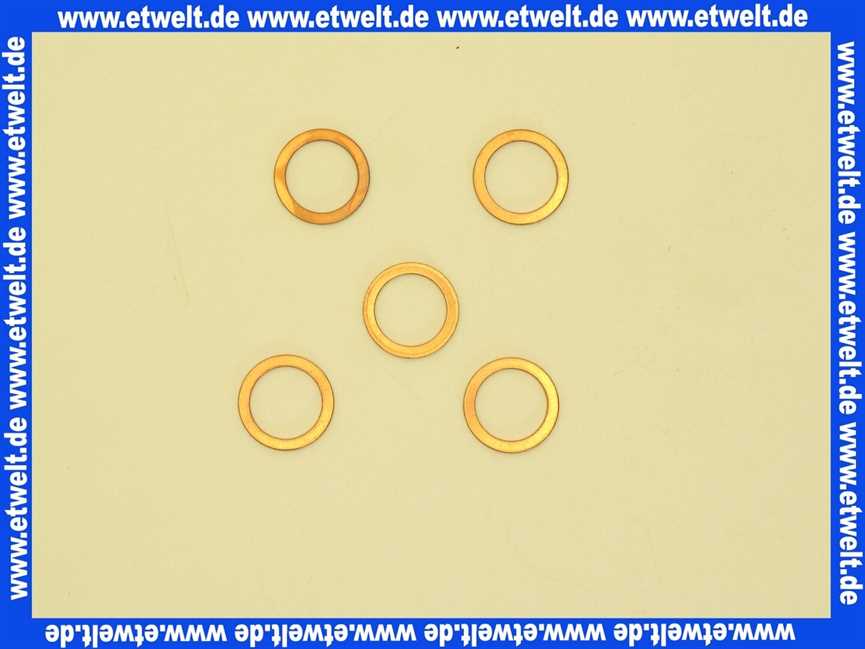 8718584808 Sieger Dichtring 13x18x1,5 (5x) für BE.., TG52, TG51, TS.., KUB 19,27-3