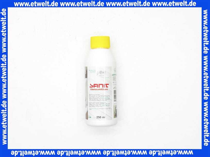 Sanit Edelstahlglanz 250 ml