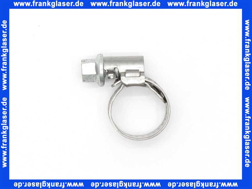 Schlauchklemme Spannbereich 8-16 mm Bandbreite 9 mm Schlauchschelle 8-16/9 W2 nach DIN 3017 mit Schneckengewinde