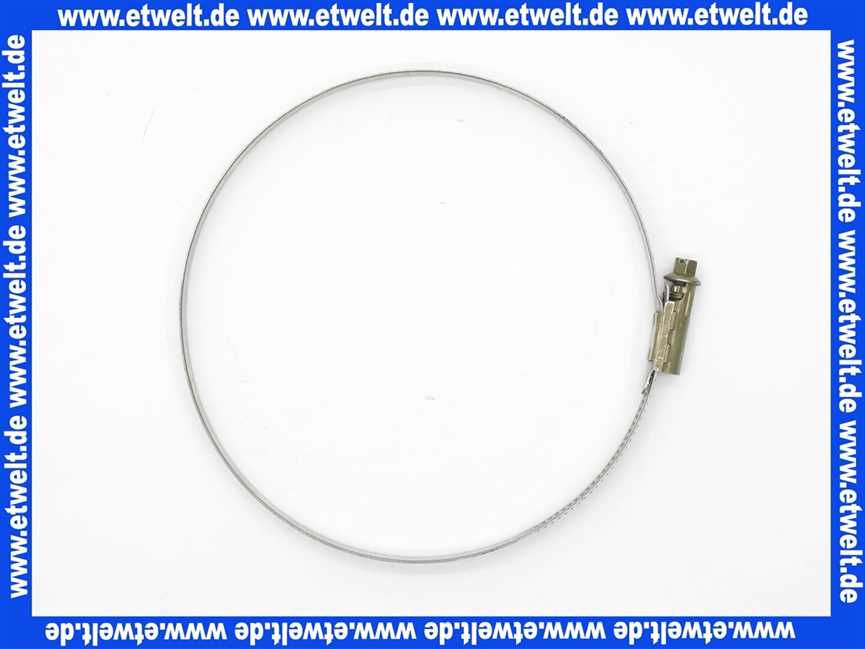 NORMACLAMP TORRO Schlauchklemme Spannbereich 130-150 mm Bandbreite 12 mm Schlauchschelle 130-150/12 W1 aus verzinktem Stahl nach DIN 3017 mit Schneckengewinde