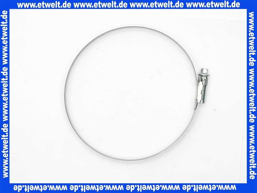 Schlauchklemme Spannbereich 8-12 mm Bandbreite 9 mm Schlauchschelle 8-12/9 W4 Edelstahl 1.4301 nach DIN 3017 rostbeständig mit Schneckengewinde