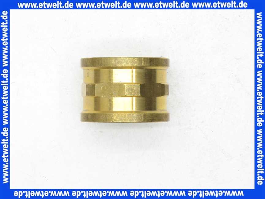 Gewindemuffe Muffe Doppelmuffe G11/4 Zoll IG Innengewinde Messing