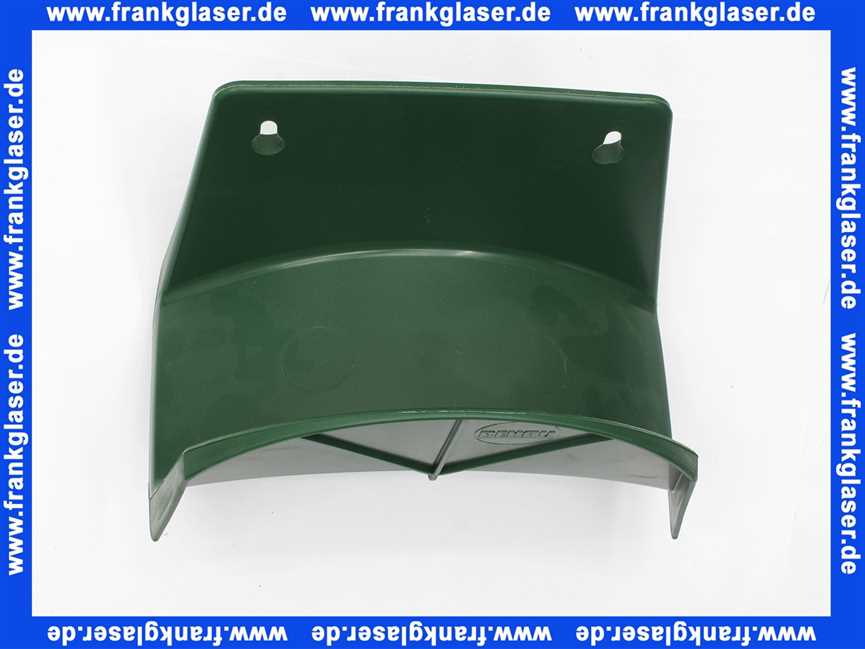 Schlauchhalter PVC grün