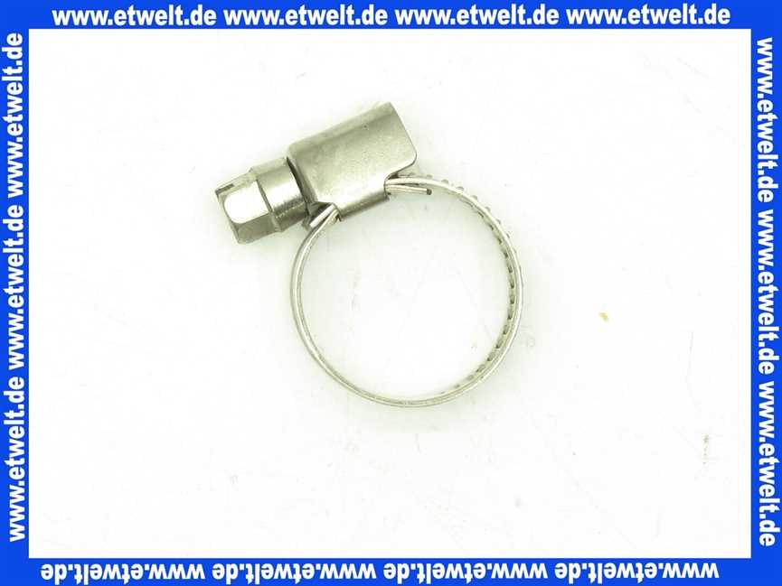 3017216 Edelstahl Schlauchschelle 20-32/9 mm