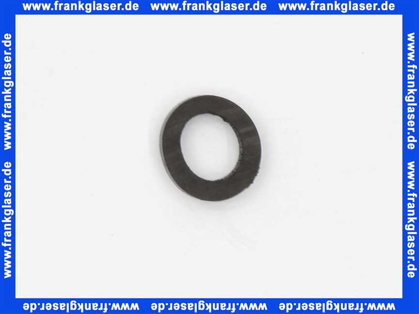 Gummi-Ringe für Quetschverschraubungen und Überwurfmuttern 3/8 Zoll  14 x 9,5 x 3,5 mm