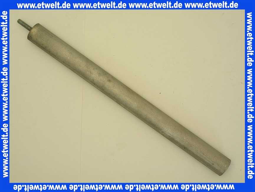 Stiebel Eltron 160912 Schutzanode M8 Anode Opferanode Magnesiumanode Schutzanode mit Potentialanschluss