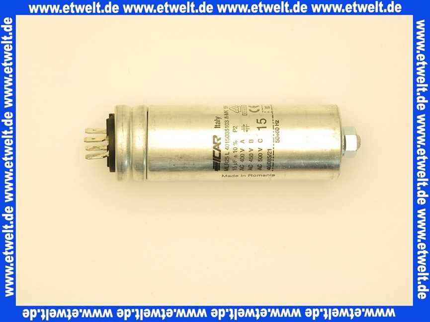 Stiebel Eltron 164138 Betr.Kond. 15uF/400V