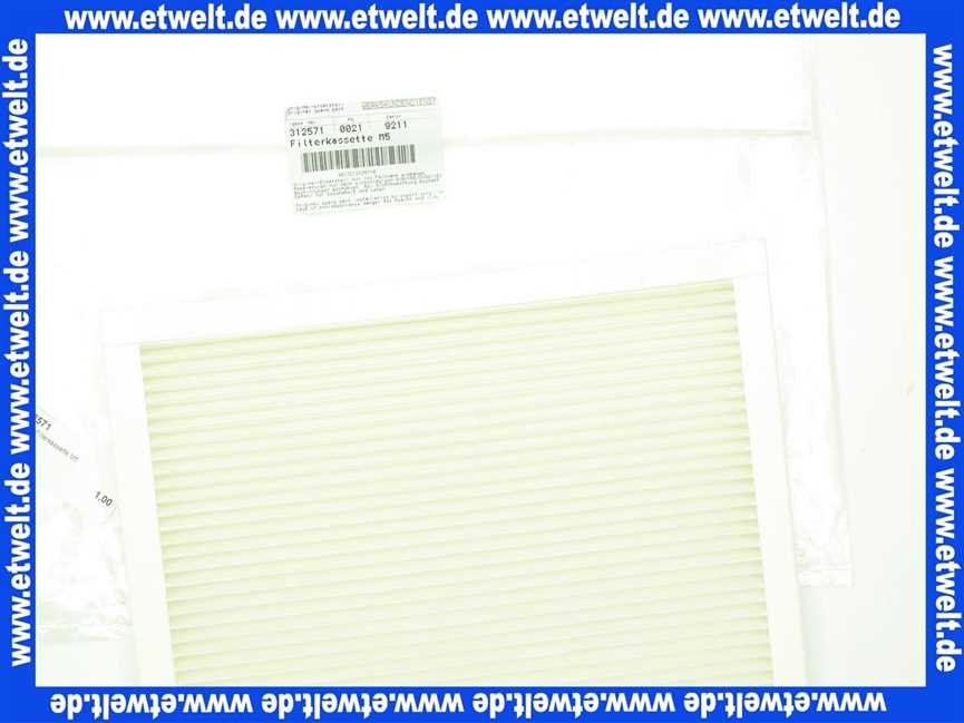 312571 Stiebel Eltron Filterkassette M5