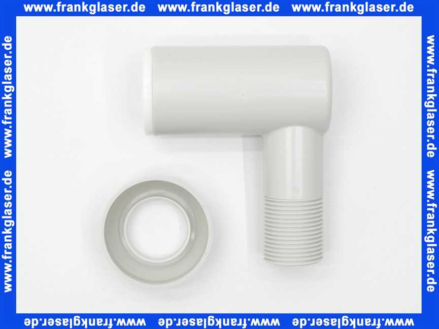 031925900 SYR Tassensiphon für SG 322-324 G1 Kunststoff grau Sifon für Sicherheitsgruppe