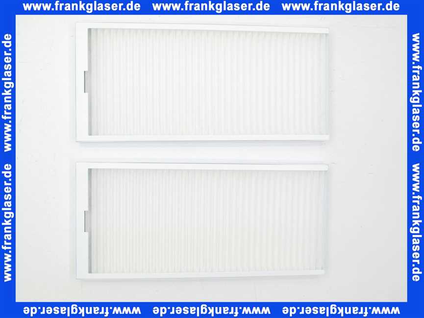 0020023930 Filterset Filter Filtereinsatz Vaillant für recoVAIR 275/350 Filterklasse G4