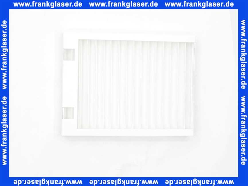 0020023931 Ersatzfilter Filter Filtereinsatz Vaillant für Bypass recoVAIR Filterklasse G4