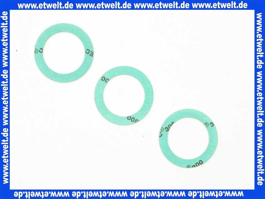 Vaillant Rechteckdichtring, 1 1/4 (Set a 3) 0020032001