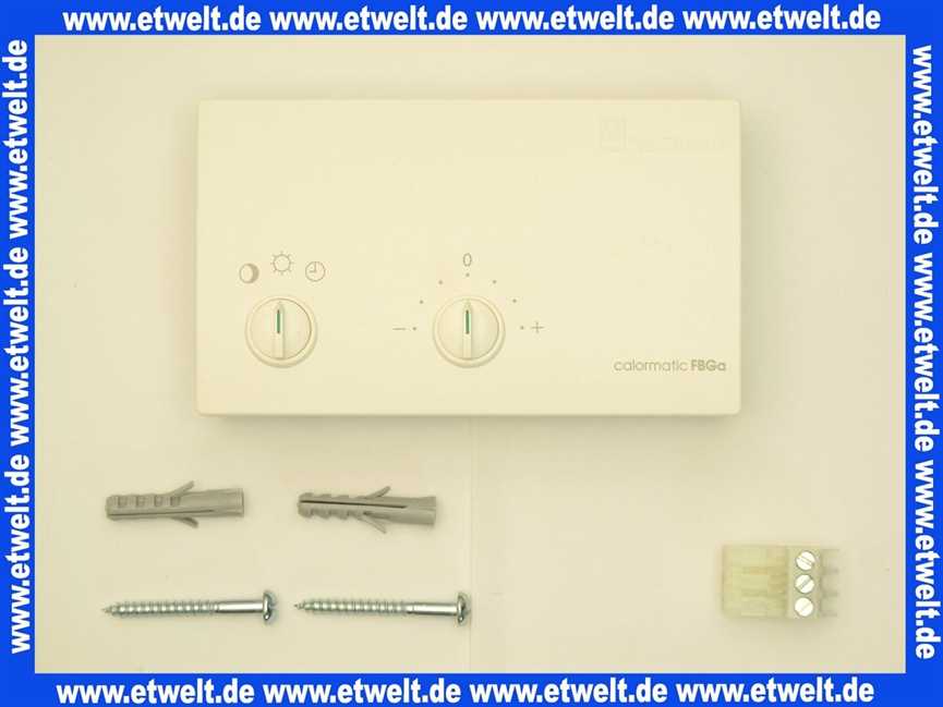 Vaillant VRC-FBG a Fernbedienung (VRC-UB/UBW) 009537