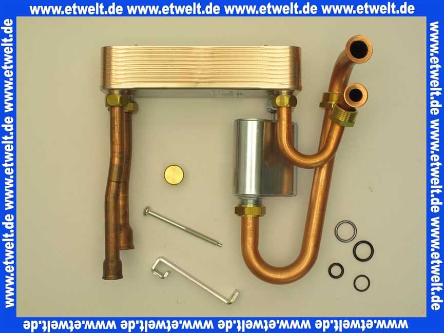 Vaillant Wärmetauscher BW, U-Satz 064884