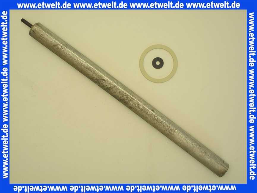 Vaillant Anode Opferanode Magnesiumanode Schutzanode, L=500 mm 295837