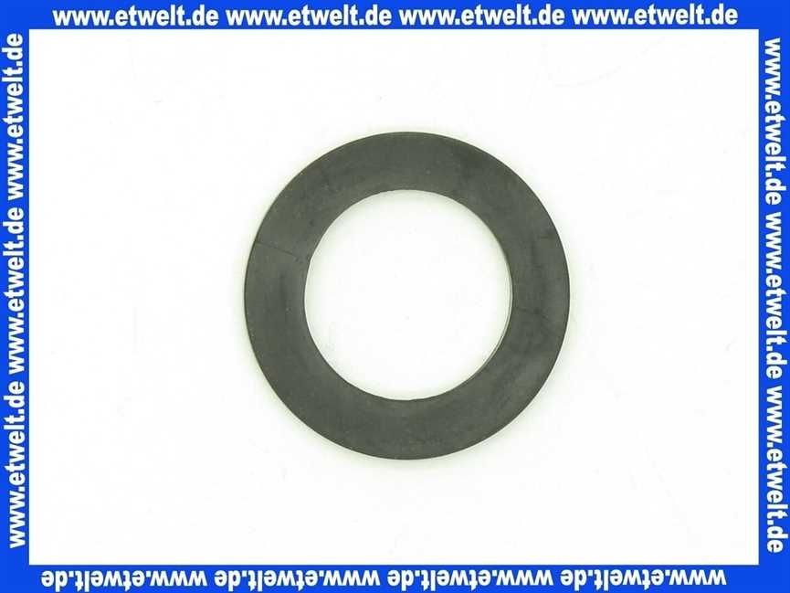 Dichtungsring 14,5x8x1mm, Gummi, EPDM für Trinkwasser zertifiziert nach Elastomerleitlinie (ELL), 70°Sh.A, o.Einlage, schwarz