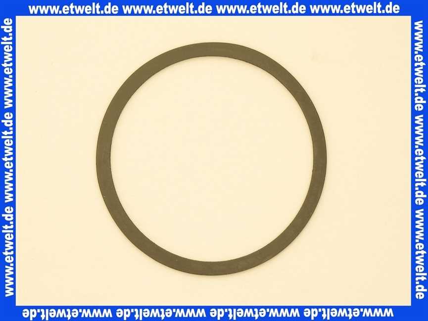 Dichtungsring 86x76x2mm, Gummi, EPDM für Trinkwasser zertifiziert nach Elastomerleitlinie (ELL), 70°Sh.A, o.Einlage, schwarz