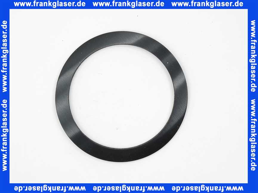 Dichtungsring 115x92x3 mm, Gummi, EPDM für Trinkwasser zertifiziert nach Elastomerleitlinie (ELL), 70°Sh.A, o.Einlage, schwarz