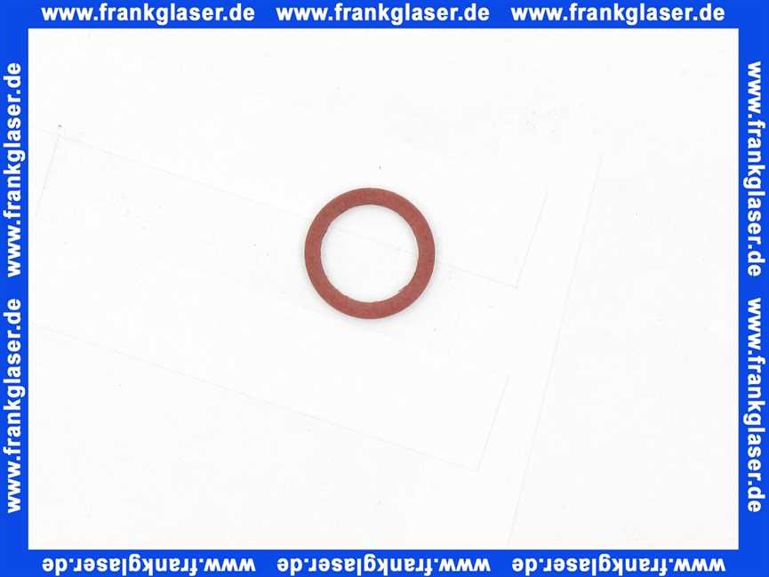 Dichtungsring 15,5x11,5x2 mm, Fiber, rot