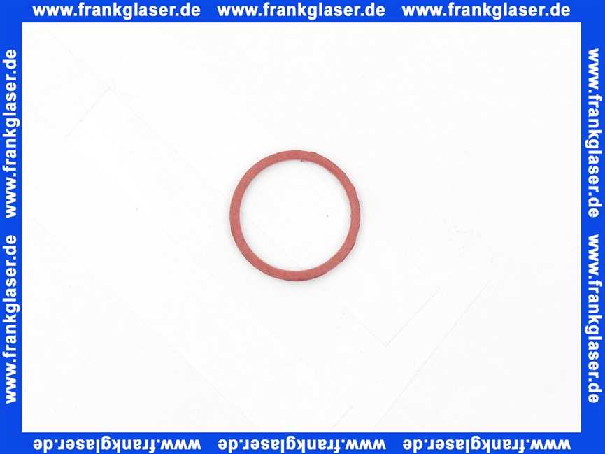 Dichtungsring 19,5x16,5x2 mm, Fiber, rot