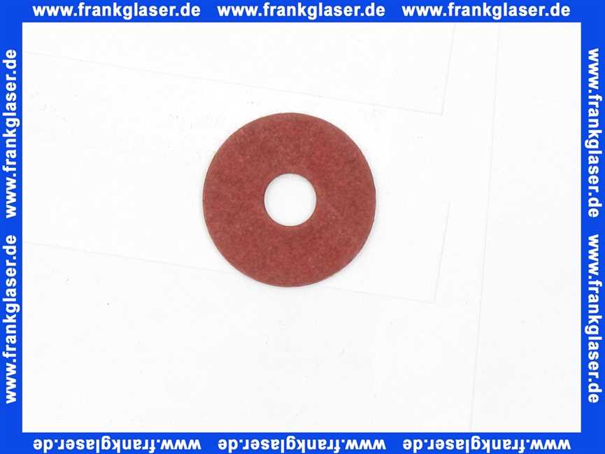 Dichtungsring 20x6x1 mm, Fiber, rot