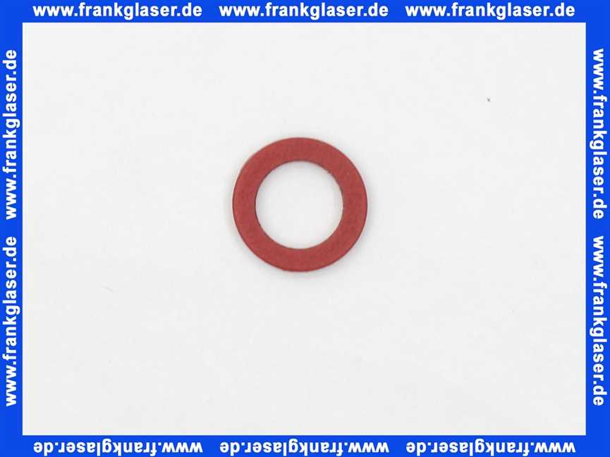 Dichtungsring 20x13x2,5 mm, Fiber, rot