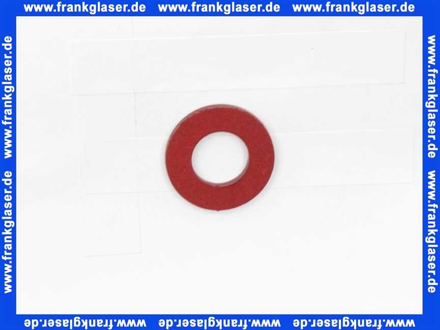 Dichtungsring 23x12,2x2,5 mm, Fiber, rot