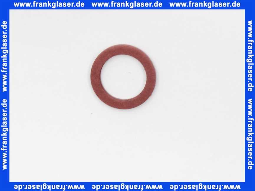 Dichtungsring 24x17x2,5 mm, Fiber, rot