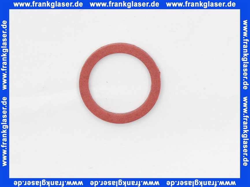 Dichtungsring 30x23x2,5 mm, Fiber, rot