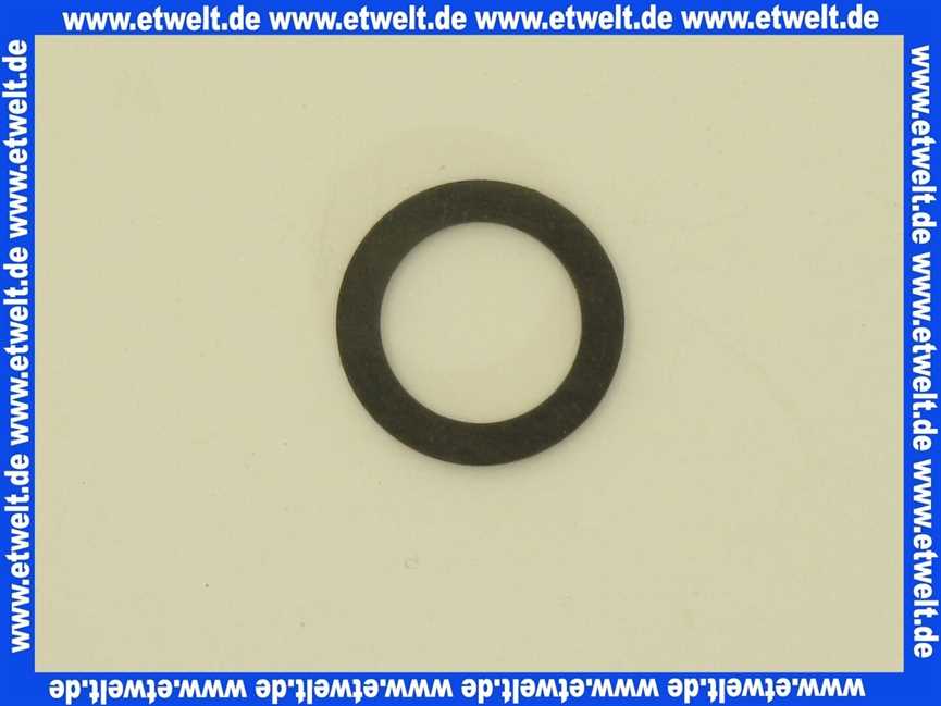 Dichtungsring 23,5x16x2 mm, Gummi, NBR für Gas, DIN-DVGW, 80°Sh.A, o.Einlage, schwarz