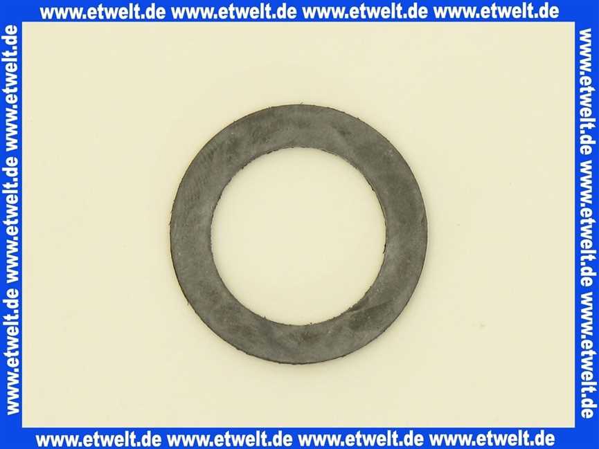 Dichtungsring 27,5x20x2 mm, Gummi, NBR für Gas, DIN-DVGW, 80°Sh.A, o.Einlage, schwarz