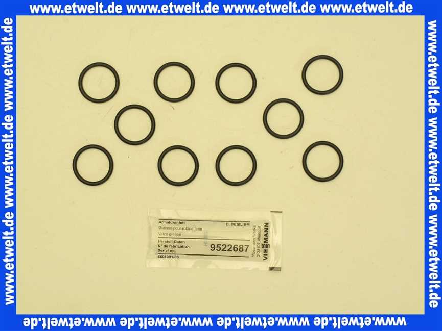 7822468 Viessmann O-Ringe (10 Stck) 20,63 x 2,62