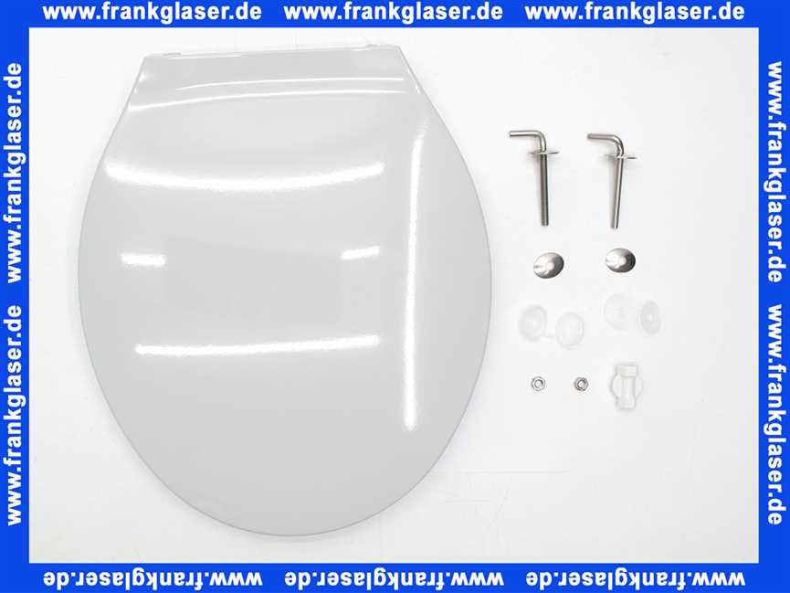 Pagette WC-Sitz Exclusiv mit Deckel und Edelstahlcharnieren Manhattan