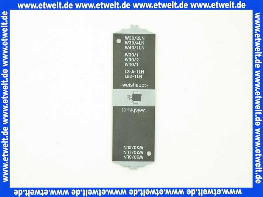 24120000027 Weishaupt Einstell-Lehre WL20/3 - WL40/1LN Düse-Stauscheibe