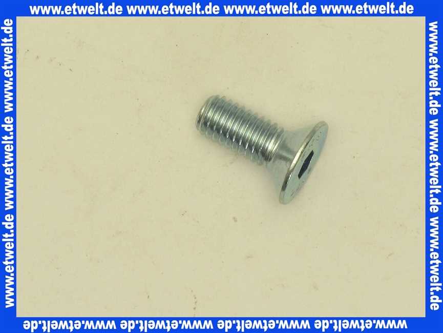 402408 Weishaupt Schraube M6 x 18,5 DIN 912 8.8