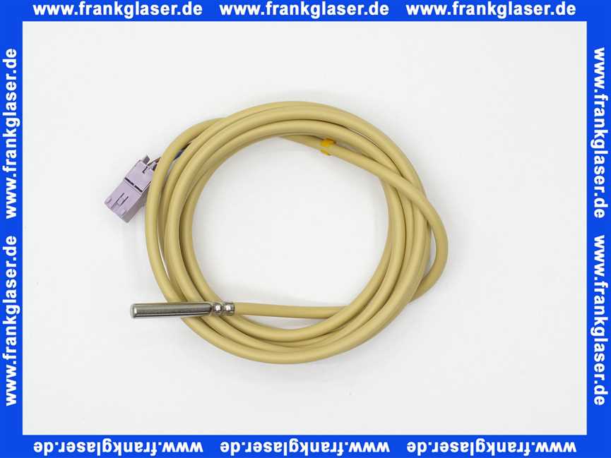 41115022102 Weishaupt Kesselfühler QAZ 21 mit Stecker 2-polig Nr. 7 violett 1500 mm lang