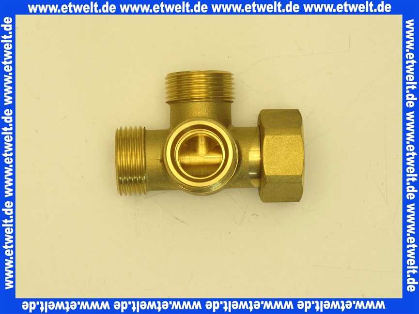 48000007207 Weishaupt T-Stück 3/4Fl. x 3/4AG x 3/4AG x 3/4AG