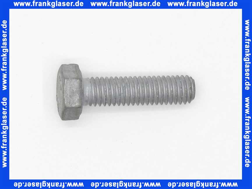 48001001507 Weishaupt Schraube M8 x 30 DIN 933