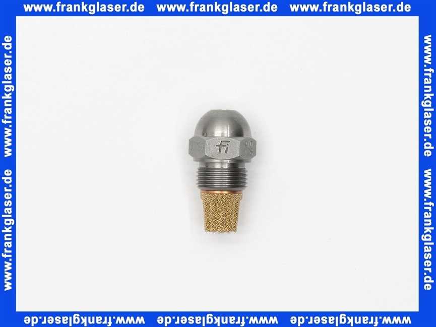 602060 Weishaupt Düse SF 45 0,75 GPH Fluidics Filter aus Drahtgewebe oder Sinterbronze