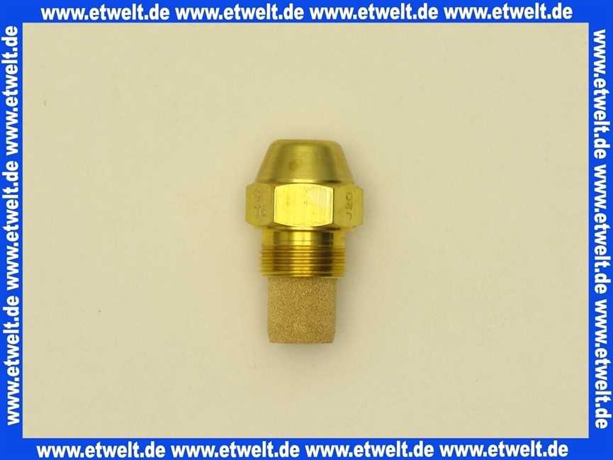 602766 Weishaupt Düse LH 60 0,45 GPH mit Filter, Filtereinheit 35-40