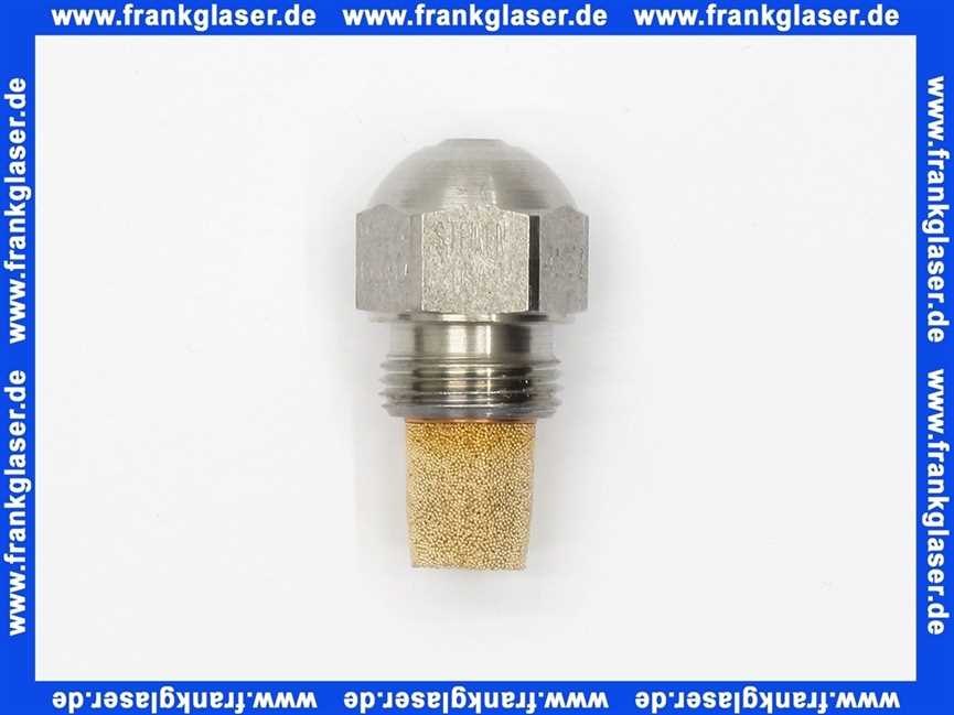 612531 Weishaupt Brennerdüse Öldüse Heizöldüse Düse PH 60 5,50 GPH Steinen mit Filter