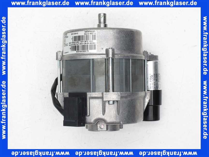 652100 Weishaupt Motor ECK03/F-2/1 230V 50Hz WL10D