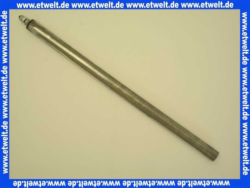 669117 Weishaupt Anode Opferanode Magnesiumanode Schutzanode M 8 x 26 x 350 WAV55, WAV70