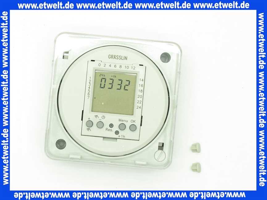 709119 Weishaupt Zeitschaltuhr digital MIL72E/1 digi 20 220-240V 45-60Hz Tages-u. Wochenprogramm