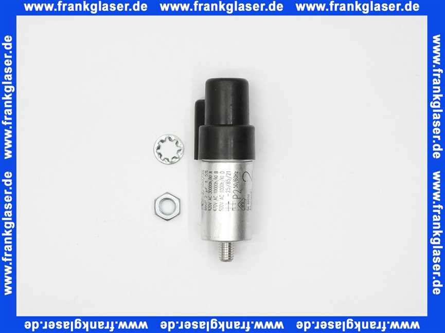 713461 Weishaupt Kondensator MKP 2/420 30000 h, Klasse A, 2 uF