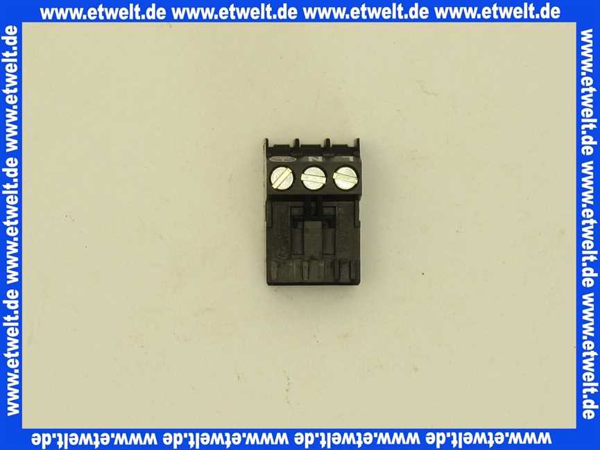 716220 Weishaupt Stecker Nr. 1 3-polig schwarz Rast 5