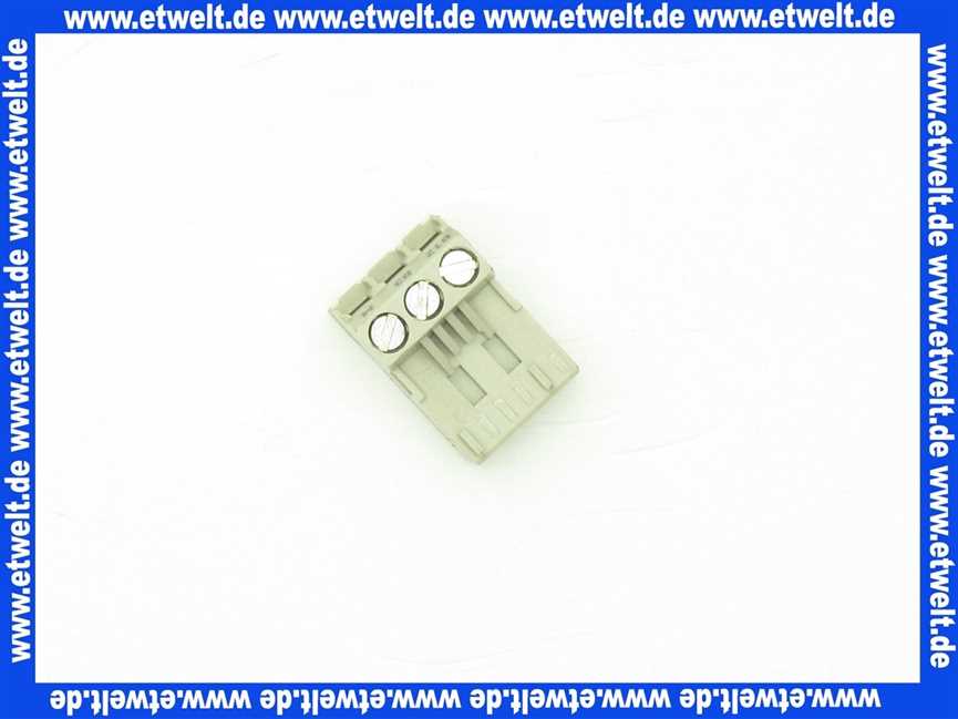 716248 Weishaupt Stecker Nr. 10 3-polig orange Rast 5 WTC-O